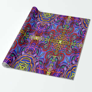 Papel De Regalo Abrigo místico del enrejado
