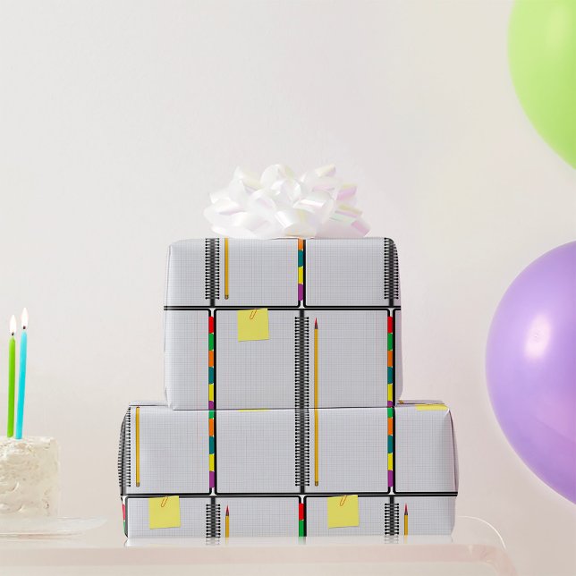 Papel De Regalo Abrir bloc de notas y lápiz (Subido por el creador)