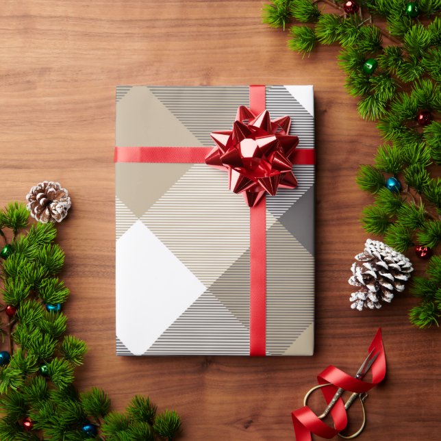 Papel De Regalo Abstracción cuadrada geométrica 2 (Regalo de vacaciones)