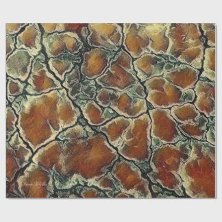 Papel De Regalo Abstract Earth Tone Pattern