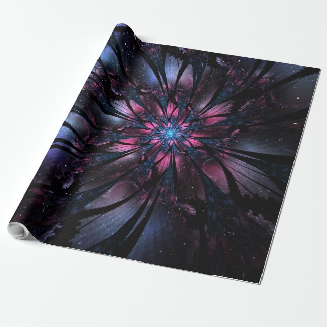 Papel De Regalo Abstract fractal flower design.   (Desenrollado)