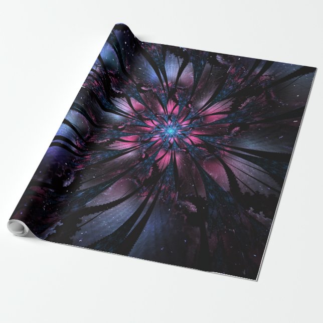 Papel De Regalo Abstract fractal flower design.  (Desenrollado)