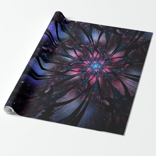 Papel De Regalo Abstract fractal flower design.   (Desenrollado)