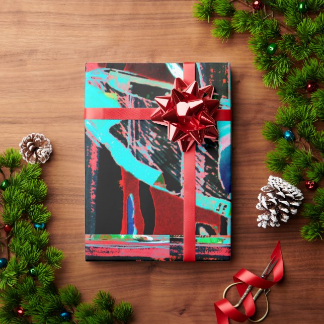 Papel De Regalo Abstract Freedom – Custom Wrapping Paper (29" x 6’ (Regalo de vacaciones)