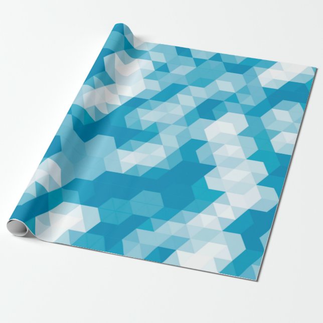 Papel De Regalo Abstract pattern of geometric shapes backgroundabs (Desenrollado)