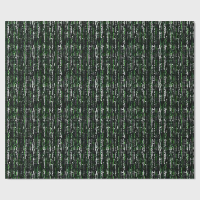 Papel De Regalo Abstract Tunnel Perspective with Two Figures (Superficie plana)