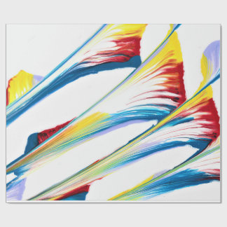 Papel de regalo abstracto a rayas salvajes junto 3