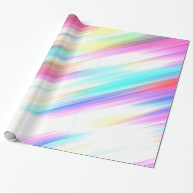 Papel De Regalo Abstracto Acuarela Elegante pintada a mano (Desenrollado)