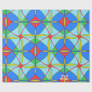 Papel de regalo abstracto de patrón único