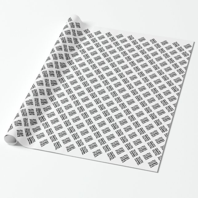 Papel De Regalo Abuela Genial (Desenrollado)