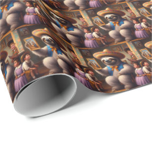 Papel De Regalo Abuelo de Sloth