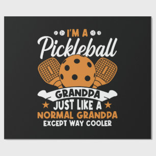 Papel De Regalo Abuelo Jugador Genial de Pickleball