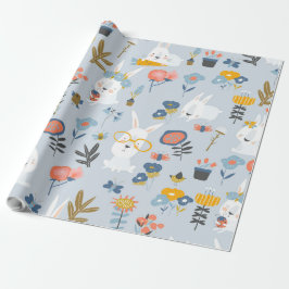 Papel De Regalo Abundantes y flores