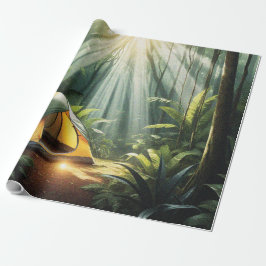 Papel De Regalo Acampada en la selva