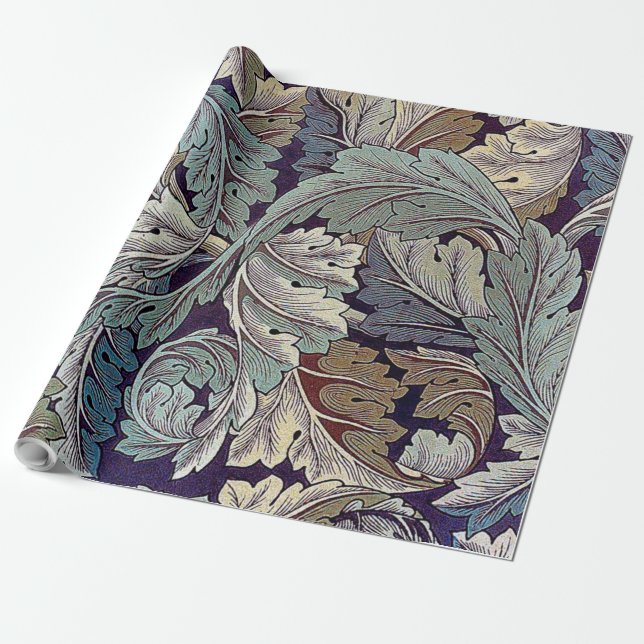 Papel De Regalo Acanthus, William Morris (Desenrollado)