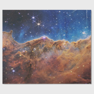 Papel De Regalo Acantilados cósmicos Telescopio web Carina Nebula 