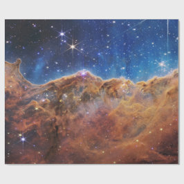 Papel De Regalo Acantilados cósmicos Telescopio web Carina Nebula