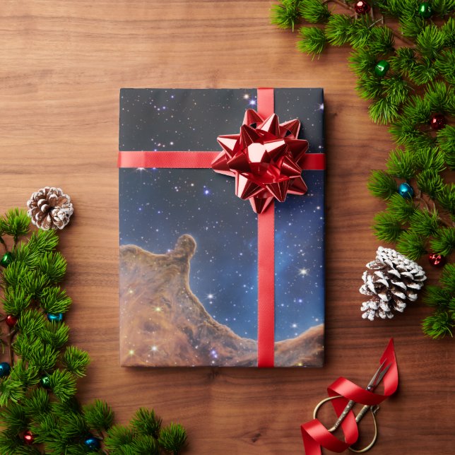 Papel De Regalo Acantilados cósmicos Telescopio web Carina Nebula  (Regalo de vacaciones)