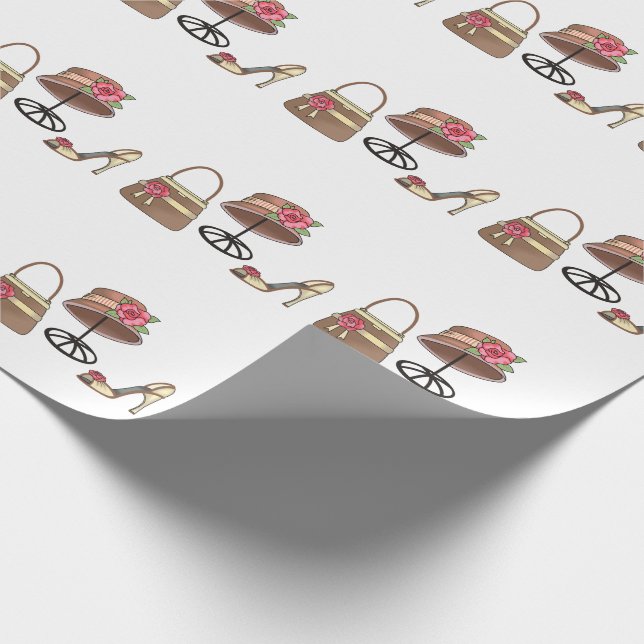 Papel De Regalo Accesorios de moda (Esquina)