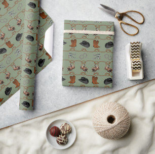 Papel De Regalo Accesorios de Rodeo de Vaquero