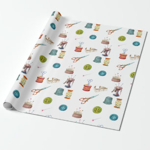 Papel De Regalo Accesorios para costura de cosecha de vintage