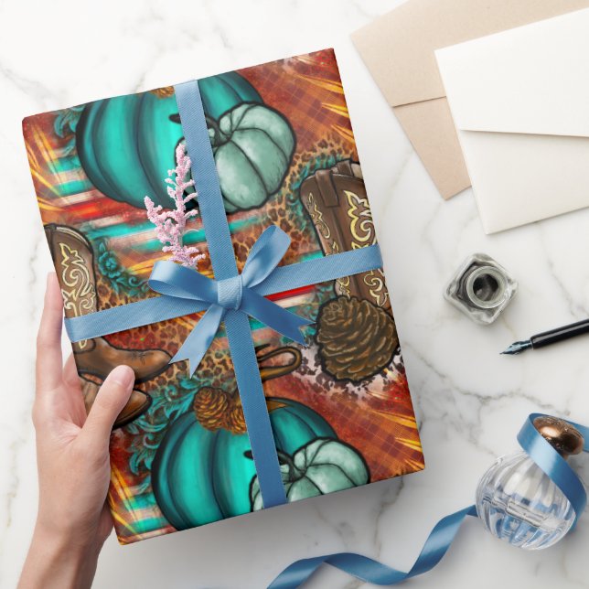 Papel De Regalo Acción de Gracias Occidental (Regalar)