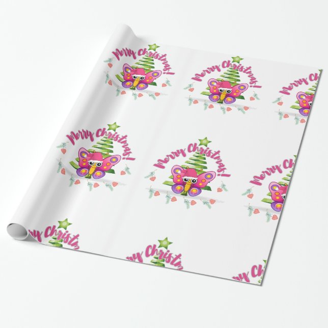 Papel De Regalo Aceite navideño (Desenrollado)