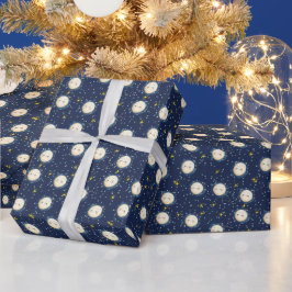 Papel De Regalo Acercándose a la Luna