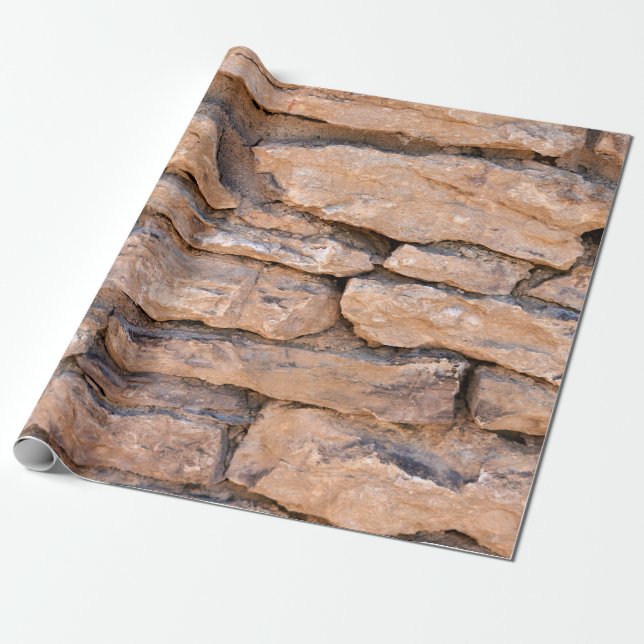 Papel De Regalo Aciente pared de ladrillo. Fondo de pared de ladri (Desenrollado)