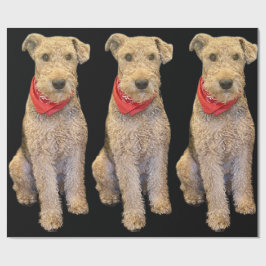 Papel De Regalo Acorn Wrapping Paper - Black