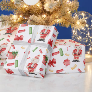 Papel De Regalo Acrílicos de Navidad Cascanueces y Decoraciones