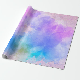 Papel De Regalo acuarela abstracta de arte de fondo