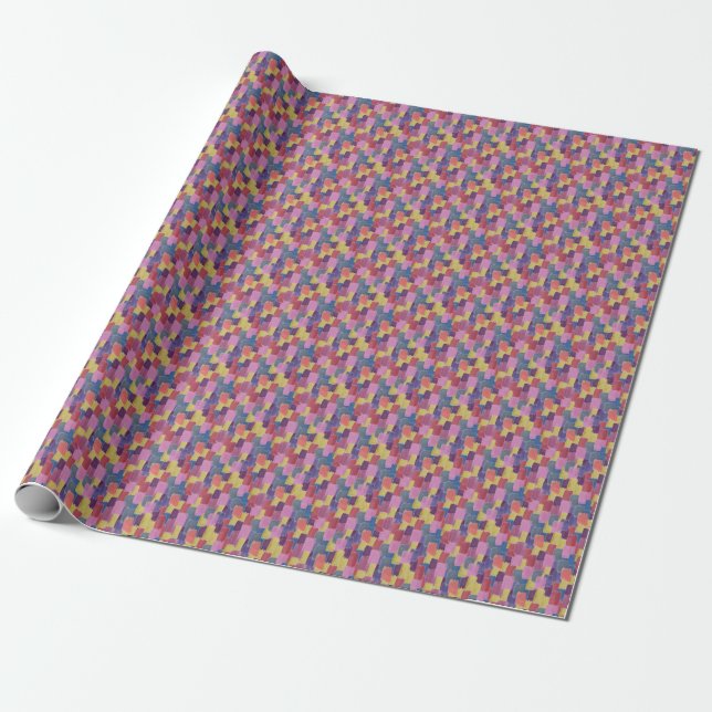 Papel De Regalo acuarela abstracta: fondo salpicado sin costuras. (Desenrollado)