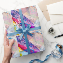 Papel De Regalo Acuarela abstracta texturizada