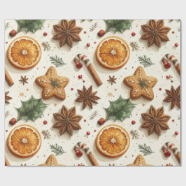 Papel De Regalo Acuarela Árboles de Navidad sin Costuras 
