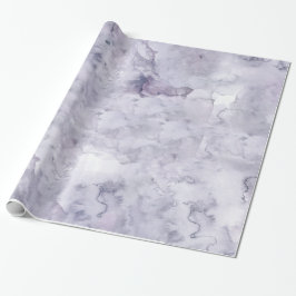 Papel De Regalo Acuarela brumosa púrpura gris del fondo