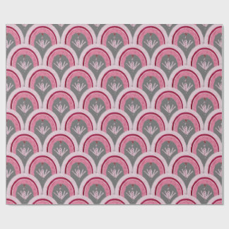 Papel De Regalo Acuarela Clásico Rosa Dibujado a Mano