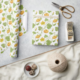Papel De Regalo acuarela de calabaza