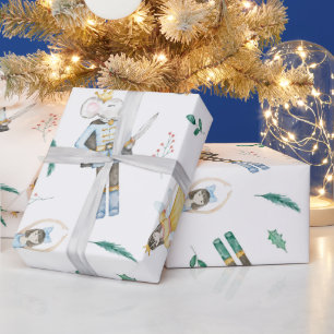 Papel De Regalo Acuarela de Cascanueces