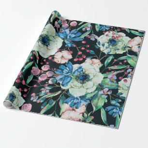 Papel De Regalo Acuarela de color vintado decorativa sin costura