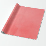 Papel De Regalo Acuarela de coral vivo<br><div class="desc">Color del año 2019 papel de envoltura de coral vivo.</div>