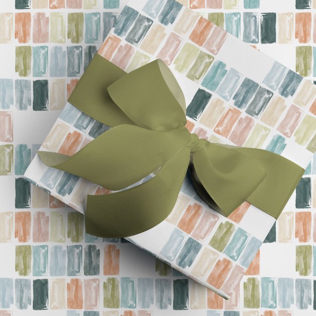 Papel De Regalo Acuarela de joyas pintadas (Painted watercolor jewels gift wrapping paper.)