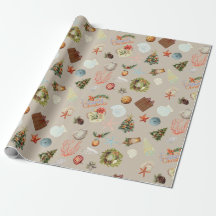 Acuarela de Navidades de las islas tropicales