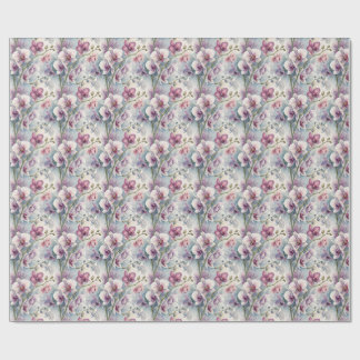 Papel de regalo acuarela de orquídea