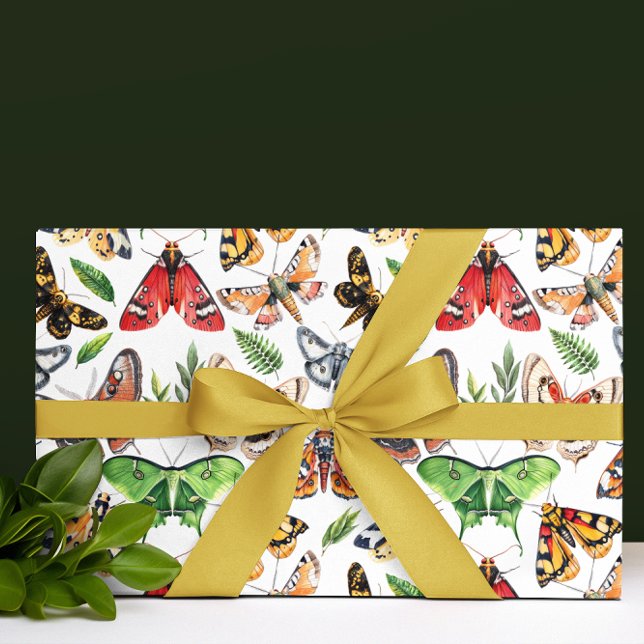 Papel De Regalo Acuarela Moth (Subido por el creador)