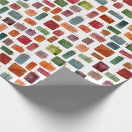 Papel De Regalo Acuarela Presenta Ilustracion