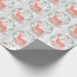 Papel De Regalo Acuarela Rusa Boho para renos