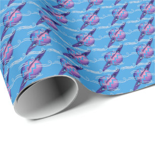 Papel De Regalo Acuario