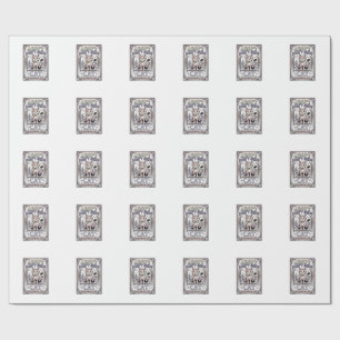 Papel De Regalo Adopta No Compres Gato Rescate de Gatos Adopción V