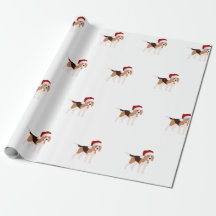 Adorable Beagle de Navidad